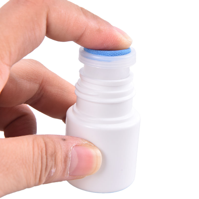 20ML Soreness Liquid Bottle With Sponge Applicator White Medicine Liquid Bottle