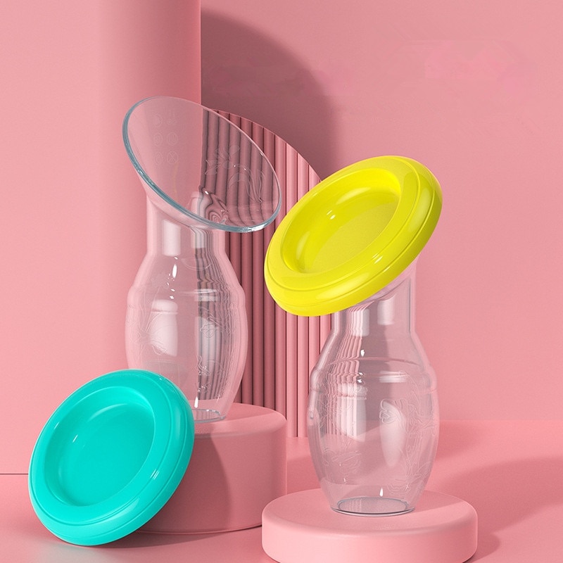 Baby Milk Feeding Manual Breast Pump Partner Breast Collector Automatic Correction Breast Milk Silicone Pumps PP BPA Free