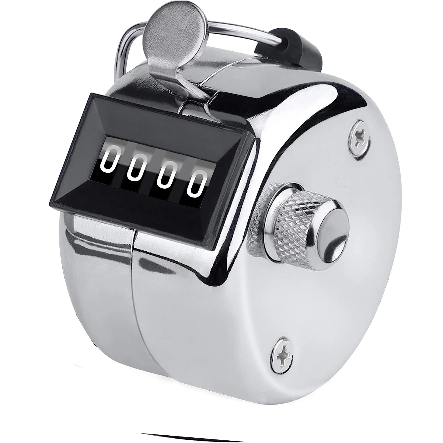 Metal Handheld Tally Counter 4-Digit Number Count Clicker Counter, Hand Mechanical Counters Clickers