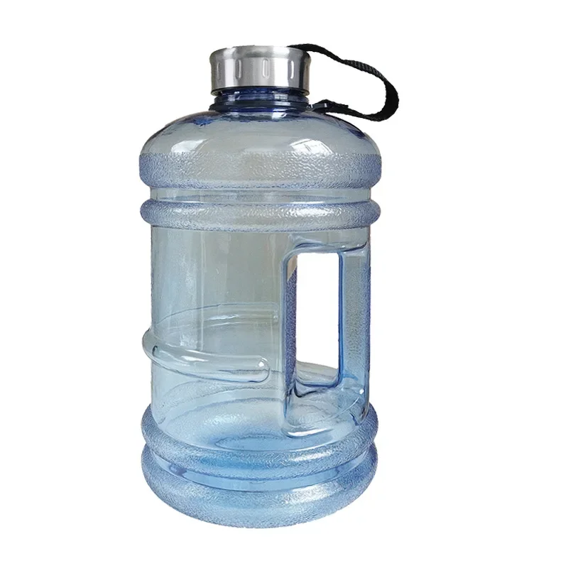 2.2L/77.42oz Large Capacity Drop-Proof Water Bottle Gym Dumbbell Cup Portable Bucket