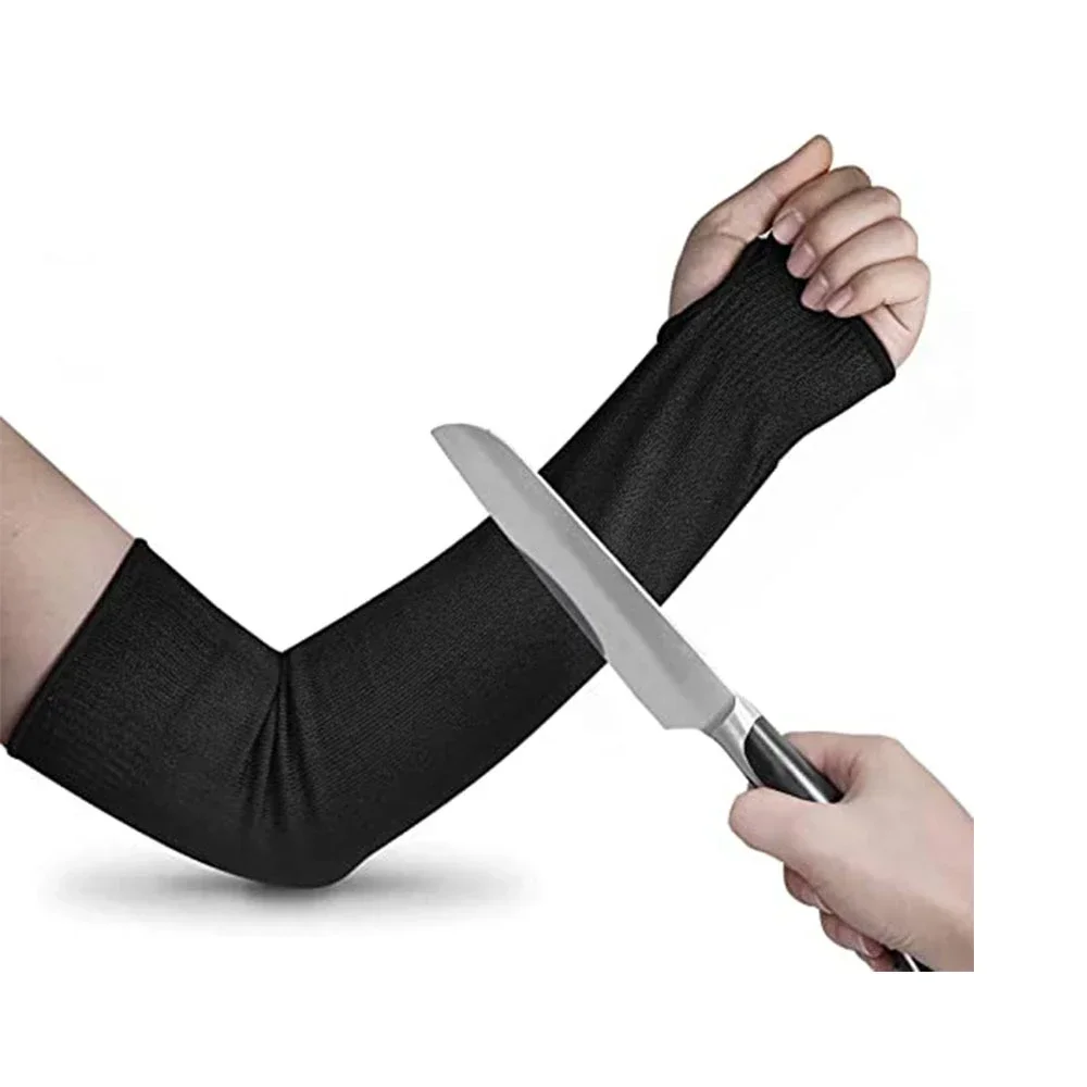 Level 5 HPPE Cut Resistant Arm Sleeves Anti-Puncture Labor Work Safety Gloves Gardening Construction