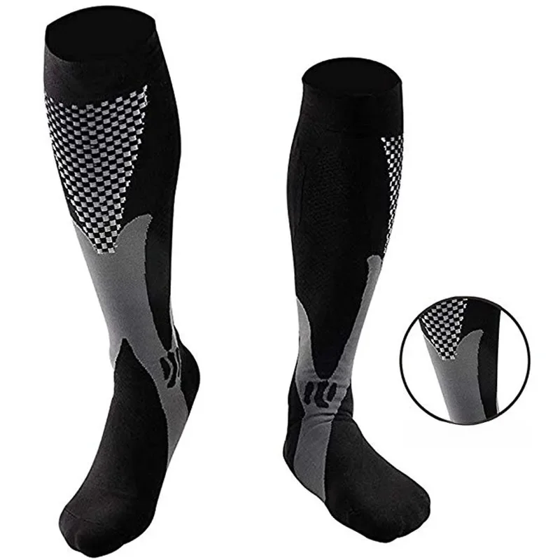 Compression Socks Medical Varicose Veins Nylon Medical Nursing Stockings Fit For Sports Black