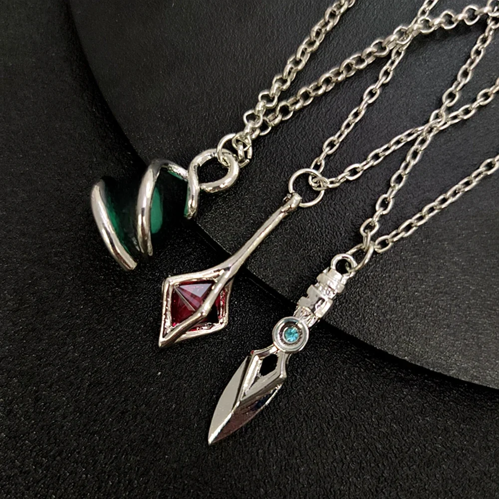 Valorant Sage Healing Orb Pendants Necklaces for Women Men Inspired Silver Plated Sage Necklace