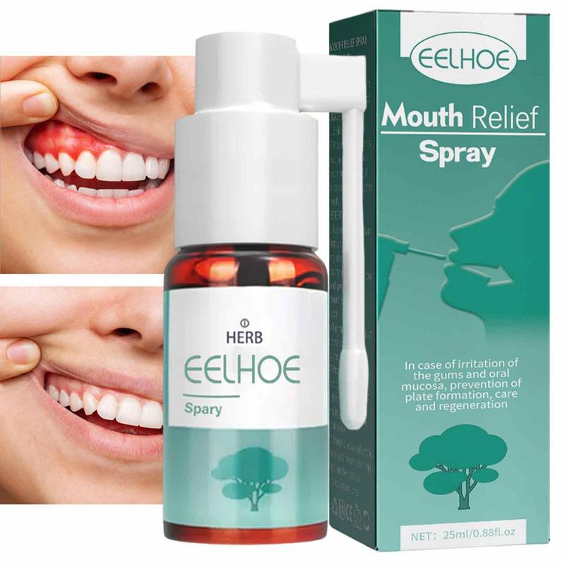 25ml Portable Mouth Relief Mouth Spray Halitosis Oral Ulcer Care Spray Protect Teeth Clean Health Care Mouth Relief Spray