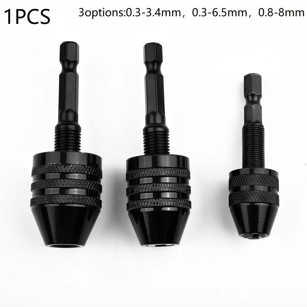 Drill Chuck Keyless Screwdriver Impact Driver Adaptor Electric Micro Motor Clamp Mini Chuck Fixture