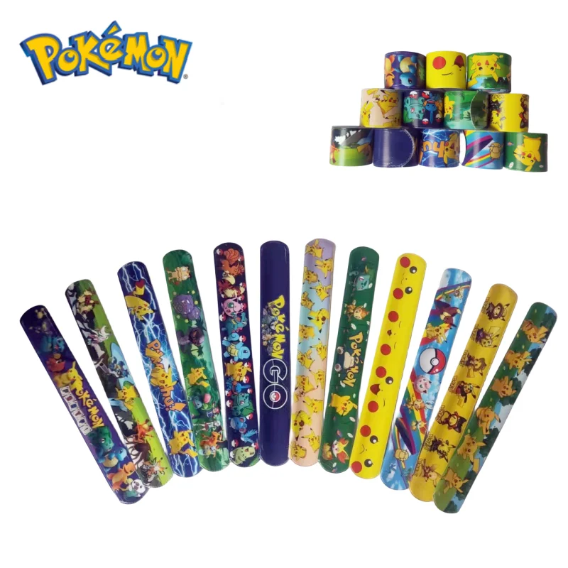 Pokemon Cute Pikachu Bracelet Wristbands A Aariety Of Anime Doll Characters Children Pat Circle