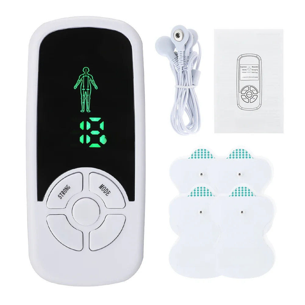 EMS Pulse Electric Muscle Stimulator Back Neck Body Massager Tens Acupuncture Meridian Physiotherapy
