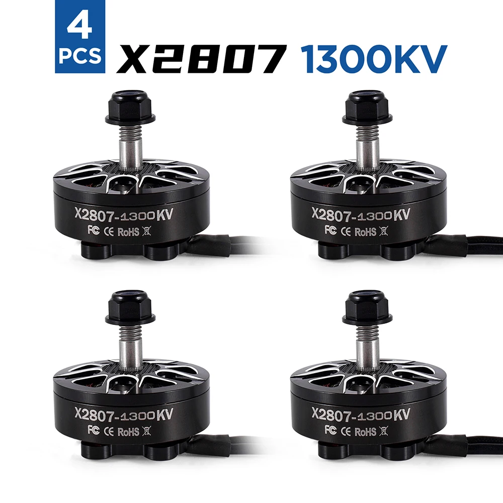 9IMOD Brushless Motor X2807 1300/1500/1700KV 2-6S 4mm Bearing Shaft Motor for RC FPV Racing Drone