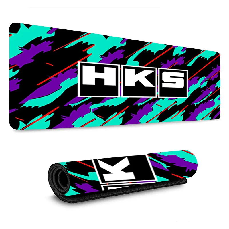 Mousepad HKS R32 GT-R Rubber Mouse Pad Gaming Accessory Gamer Pc Cabinet Carpets Locking Edge