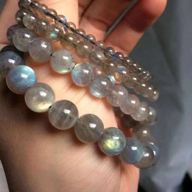 4mm 6mm 8mm Labradorite Stone Bracelet Natural Stone Bracelet DIY Jewelry for Woman for Gift