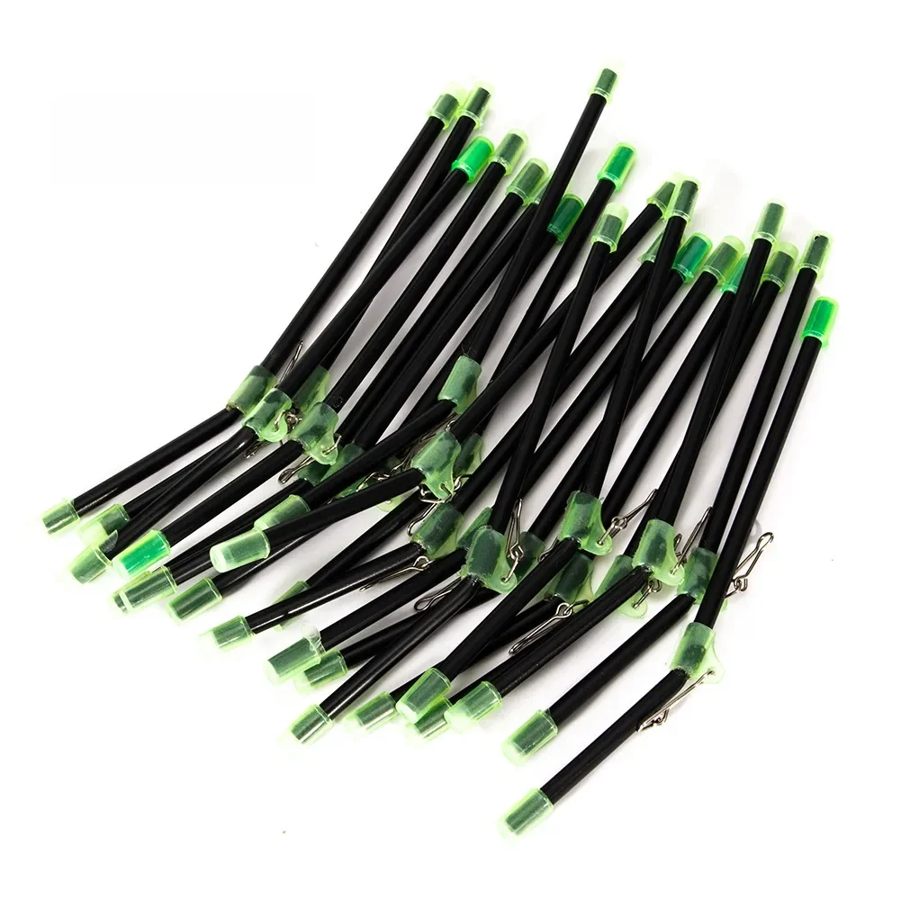 20pcs Sea Fishing Anti-Tangle Feeder Boom Luminous Anti Tangle Booms With Snap Tube Balance