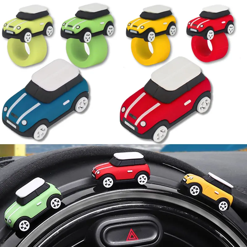 Silicone Car Model Ornament for BMW Mini Cooper One JCW Clubman Coutryman Women's Car Interior