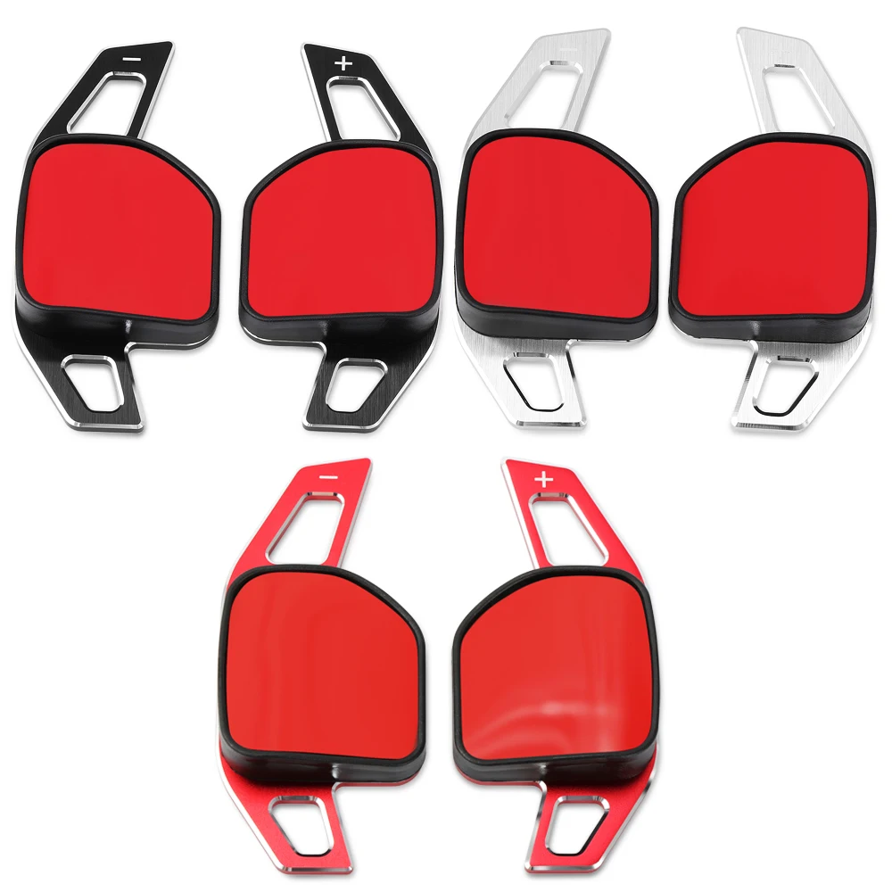 Car Steering Wheel DSG Shift Paddle Extension Stickers For Seat Alhambra Ateca Leon 5F FR Tarraco