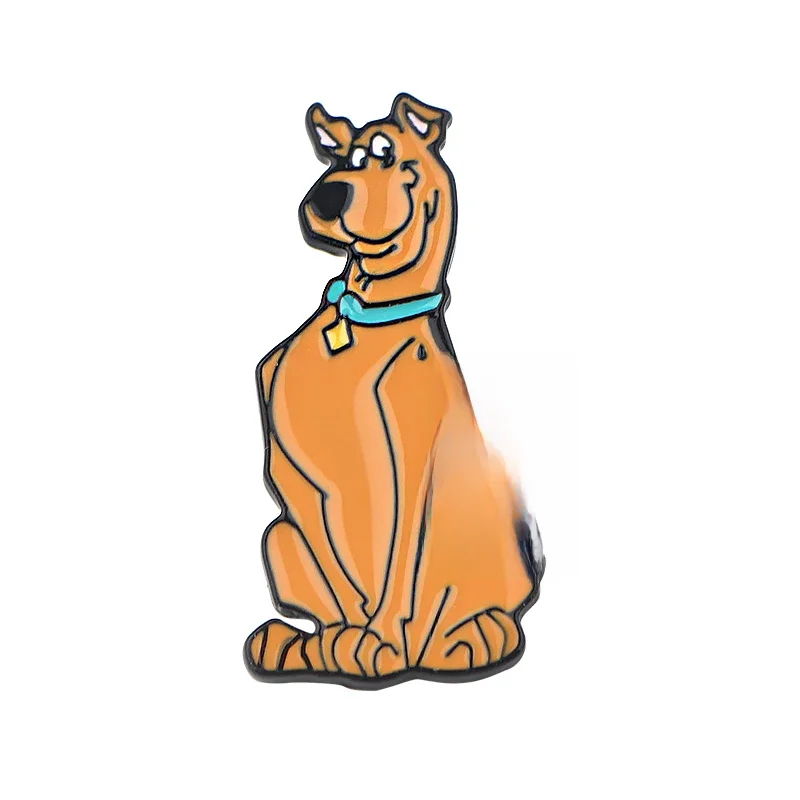 Cute Dog Enamel Pins Cartoon Character Brooches Clothing Backpack Lapel Badges Fashion Jewelry
