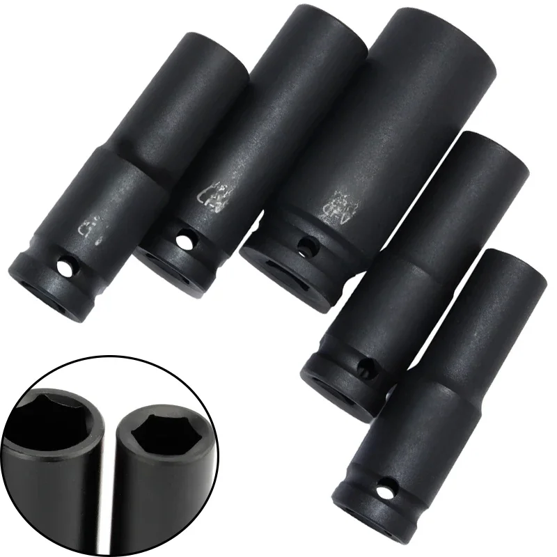 1/2" Inch Drive Deep Impact Sockets Metric Air Pneumatic Socket Wrench Head 10-38mm Standard Durable
