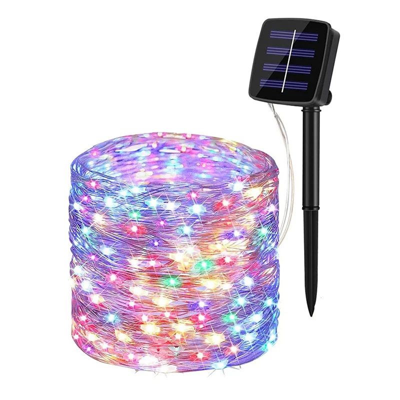 LED Solar Powered Lamp Outdoor Solar Lights Garland Waterproof Fairy Light Christmas Decor Party