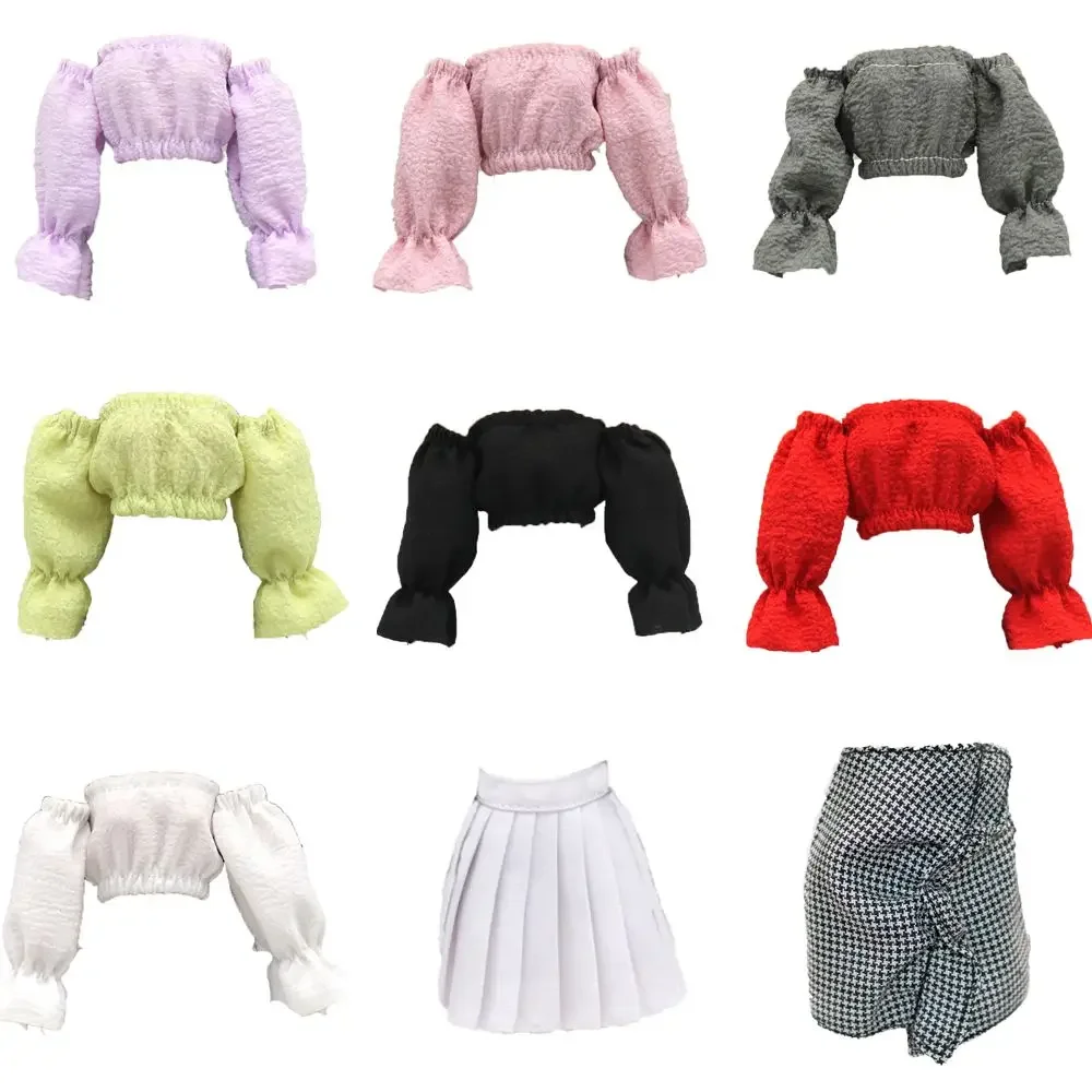 Kawaii Doll Clothes Newest Cute Bodysuit T-shirt Skirt Suitable For 29cm Doll Daily Casual Clothing