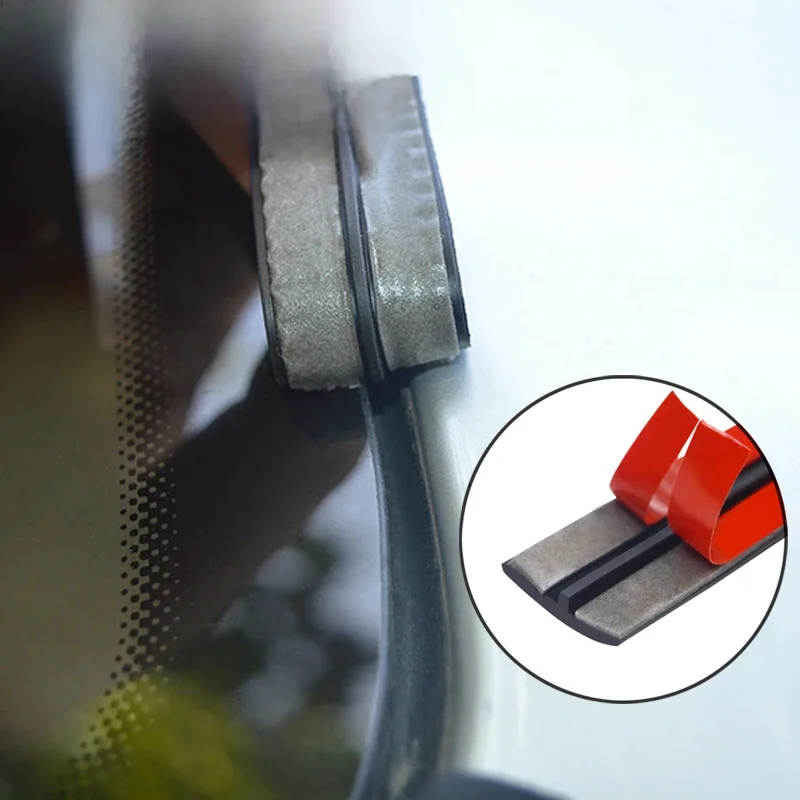 SEAMETAL Car Window Seal Strip Window Gap Filler Waterproof Weather Strip Noise Insulation