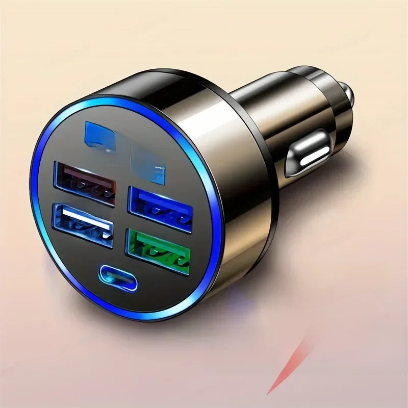 PD + QC 3.0 Fast Charging Car Phone Charger Adapter 4 Ports Usb Car Charger Type C PD35W Quick