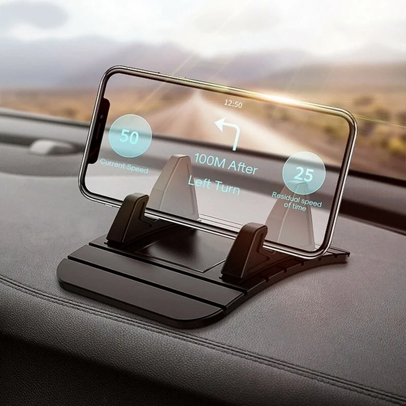 Car Dashboard Non-slip Mat Silicone Mount Phone Holder Pad For Samsung Xiaomi Pro Antiskid Soft