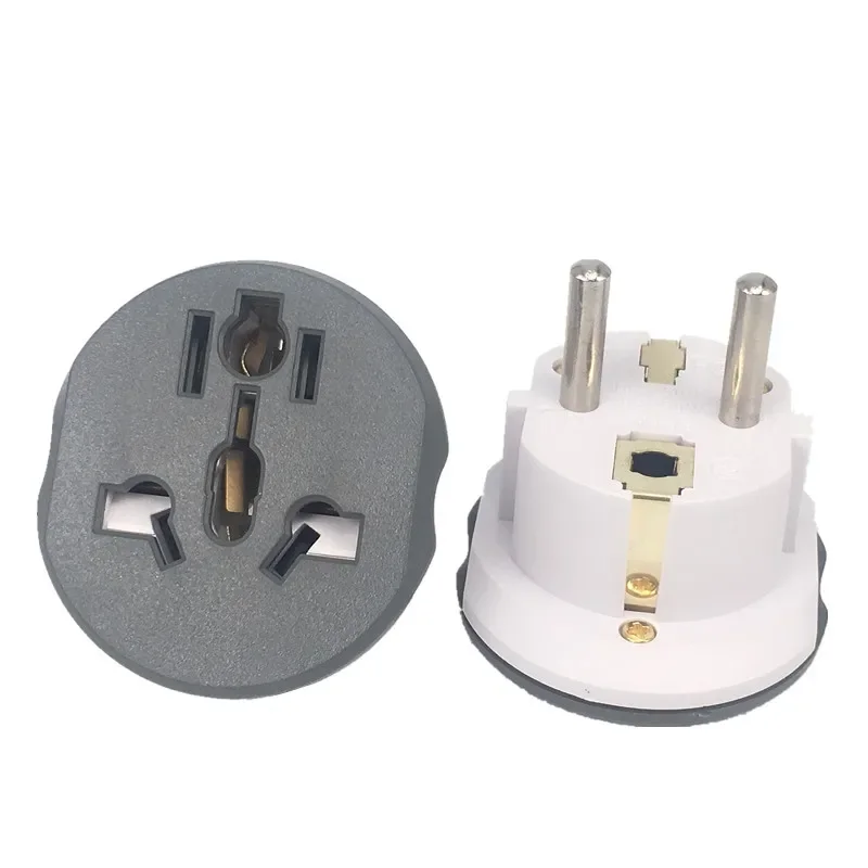 EU Plug Adapter US To EU Plug Adapter 16A 250V Universal Travel Adapter EU Socket AU UK CN To EU