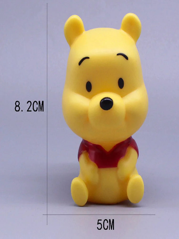 3 Pcs/Set Disney Cute Anime GK Model Birthday Cake Topper Decoration Winnie the Pooh Pig Tigger for