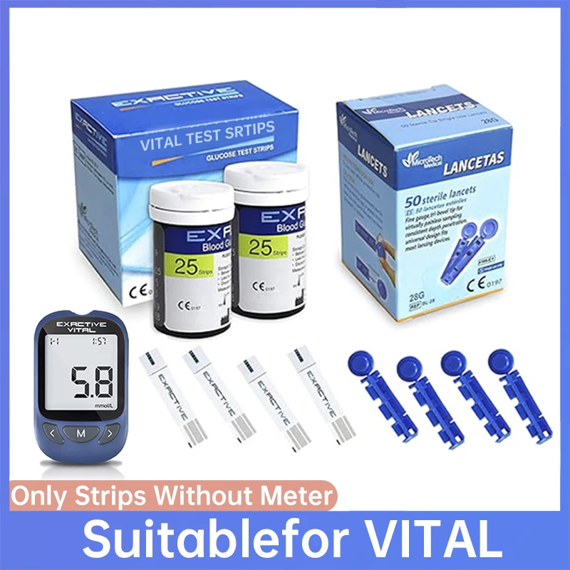 Vtital  blood glucose meter  test strip and  with good quality Code chip  test strip（without meter）