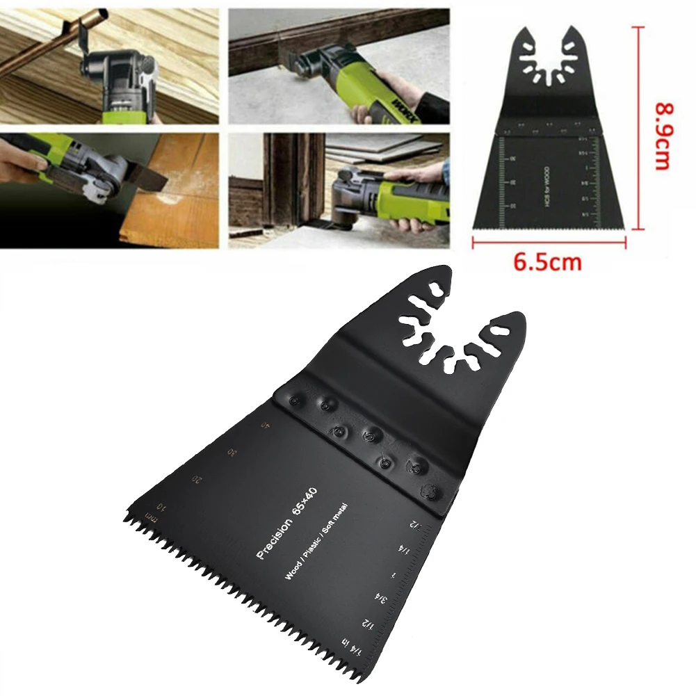65mm Black High Carbon Steel Oscillating Saw Blade Multi-Tool Saw Blade For Cutting Soft Metals Wood