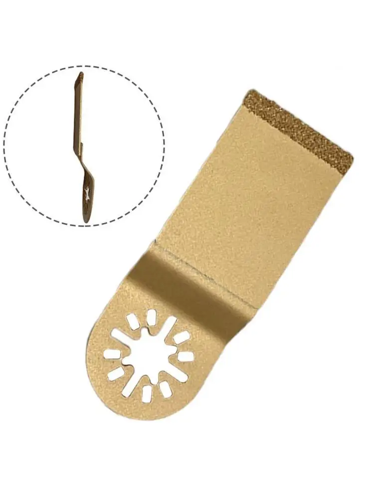 1pcs Gold Diamond Tungsten Carbide Oscillating Saw Blade Tile Concrete Stone Multifunctional Cutter
