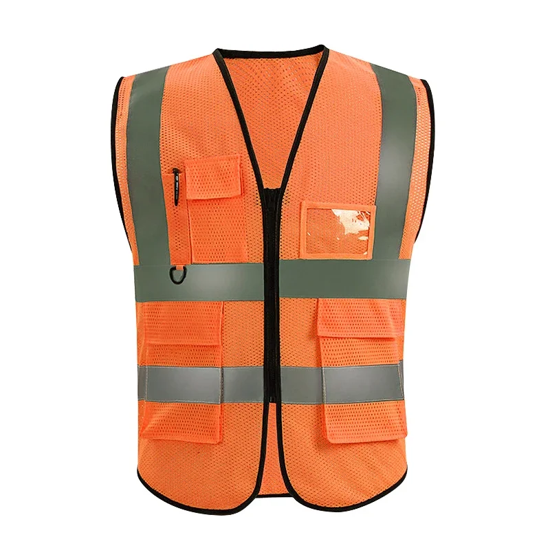 Adjustable Reflective Security Vests High Visibility Reflective Safety Vest Traffic Night Outdoor
