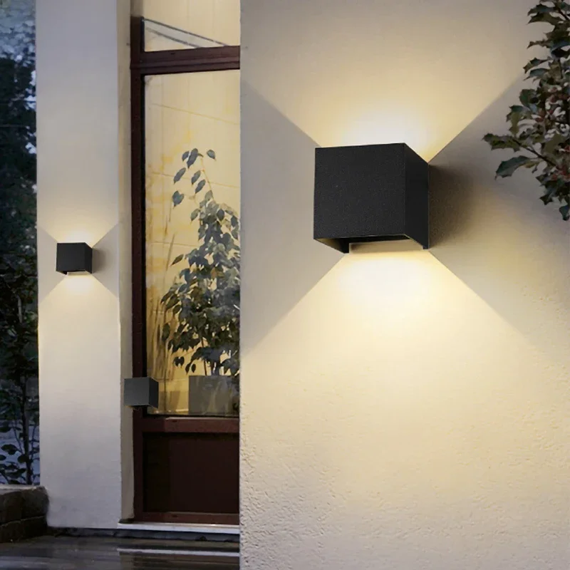 MARPOU Led Wall Lamp Outdoor/ Indoor Waterproof IP 65 Surface Mounted LED Up and Down  Wall Light