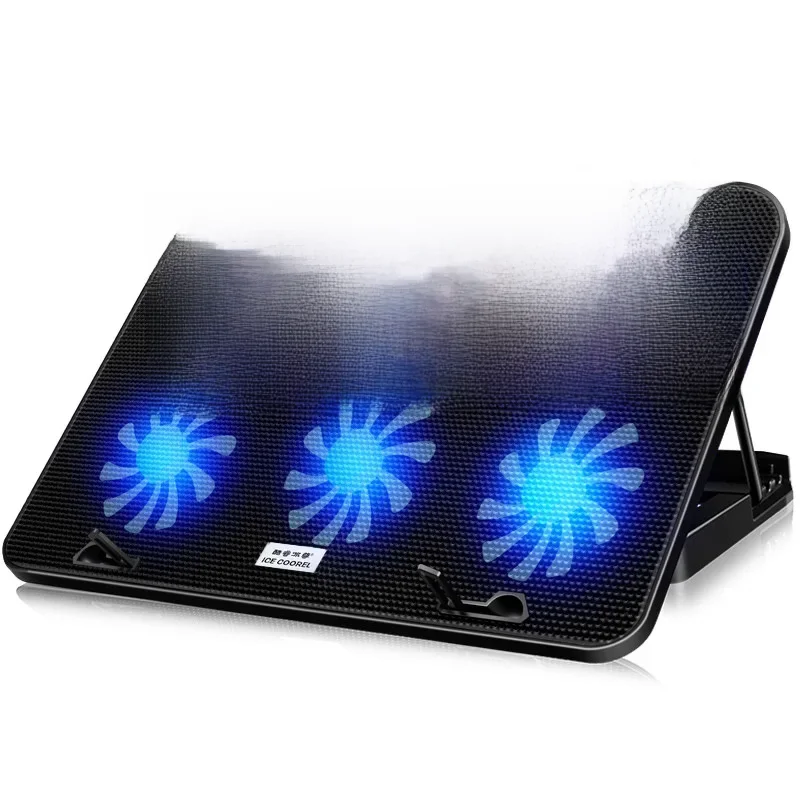A9 Gaming RGB Laptop Cooler  6 Fan Gaming Led Light Notebook COOLCOLD Cooler For 13-18 Inch Stand