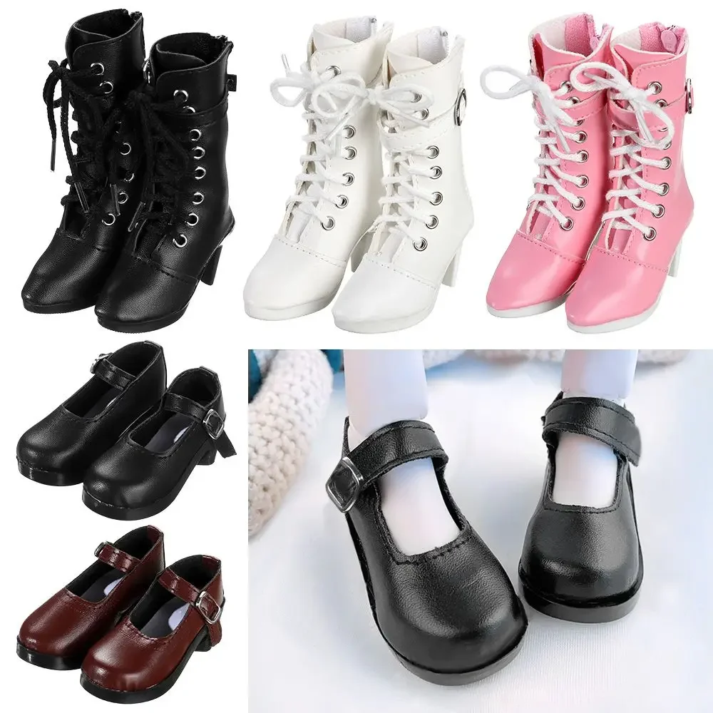 1/3 7.8CM Fashion Doll High Heel Shoes PU Leather With Differents Color Suitable for 60cm Doll