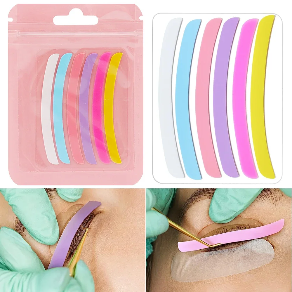 3Pairs Lash Lift Curlers Pads Tool Reusable Lashlift Rods Silicone Perm Eyelash Lifting Tapes Makeup