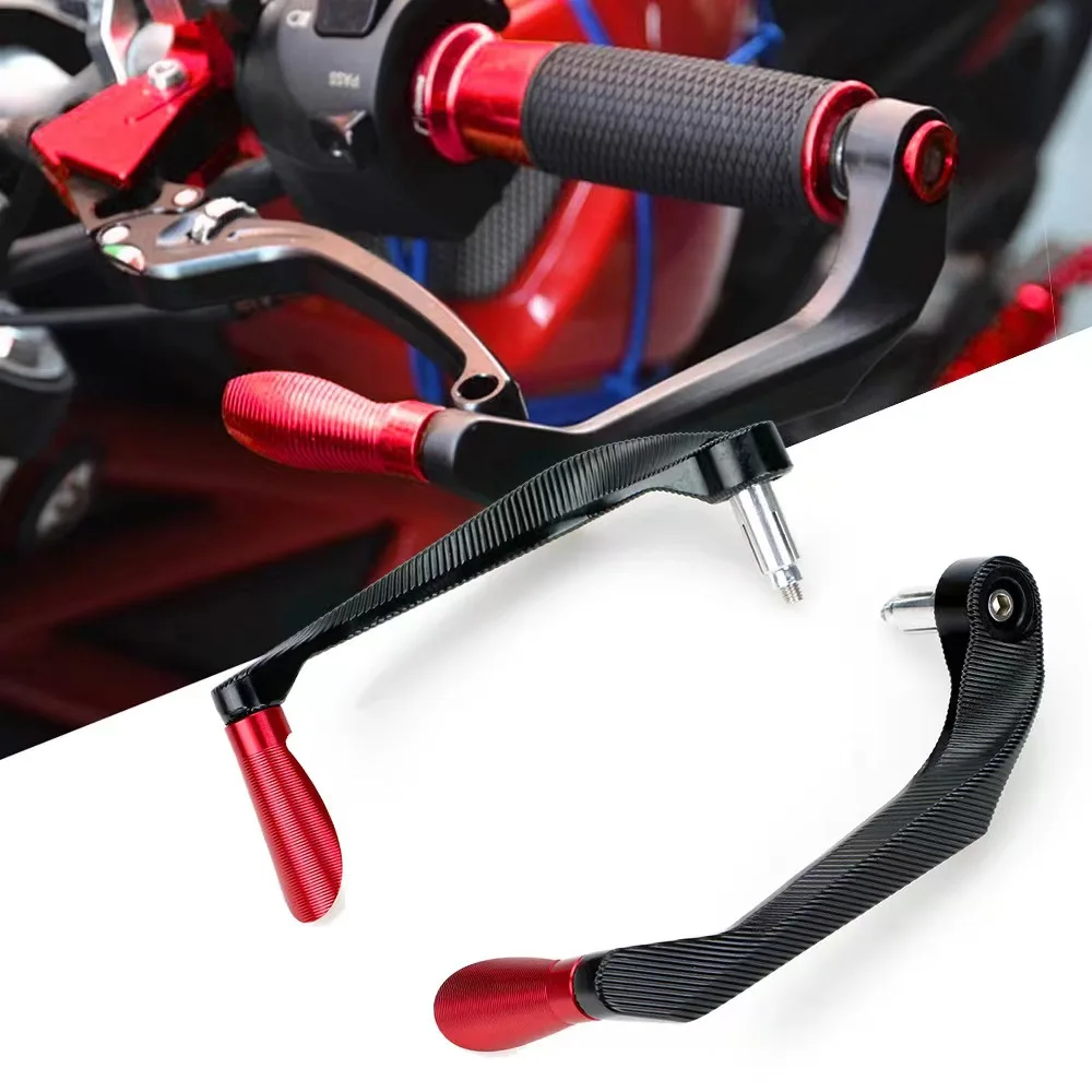 3D Engraving Universal 7/8" Handlebar Protectors for Motorcycle Scooter Mountain Bikes Brake Lever