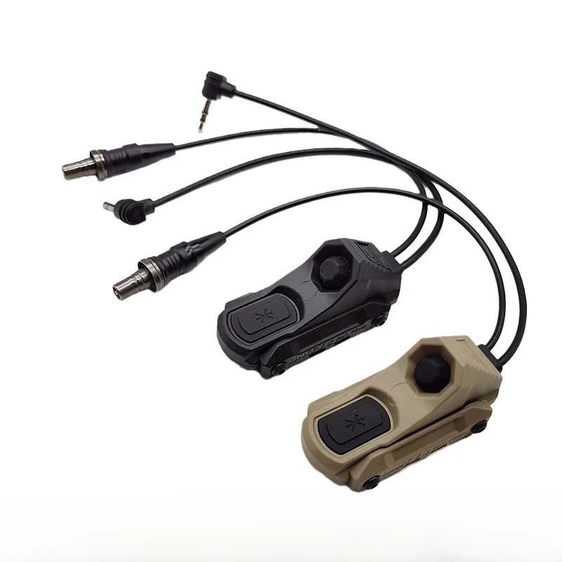 Airsoft Tactical Pressure Axon Switch, Dual Function Remote Control Button, SF/2.5 Rear Plug, M300,