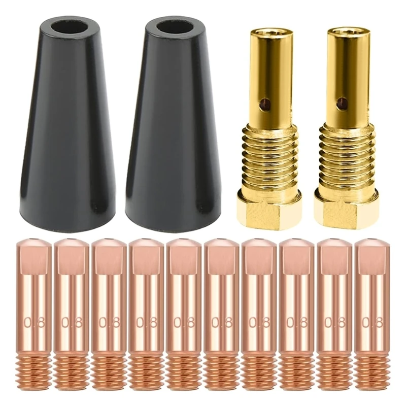 0.030" Gasless Nozzle Tips Cores Nozzle Contact Tips Gas Diffusers Mig Welding Guns Accessory