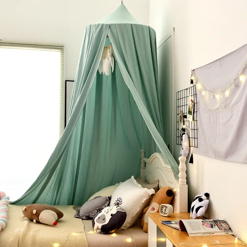 Kids Mosquito Net Baby Crib Curtain Hanging Tent Bed Decor Girl Princess Hanging Bed Canopy Living