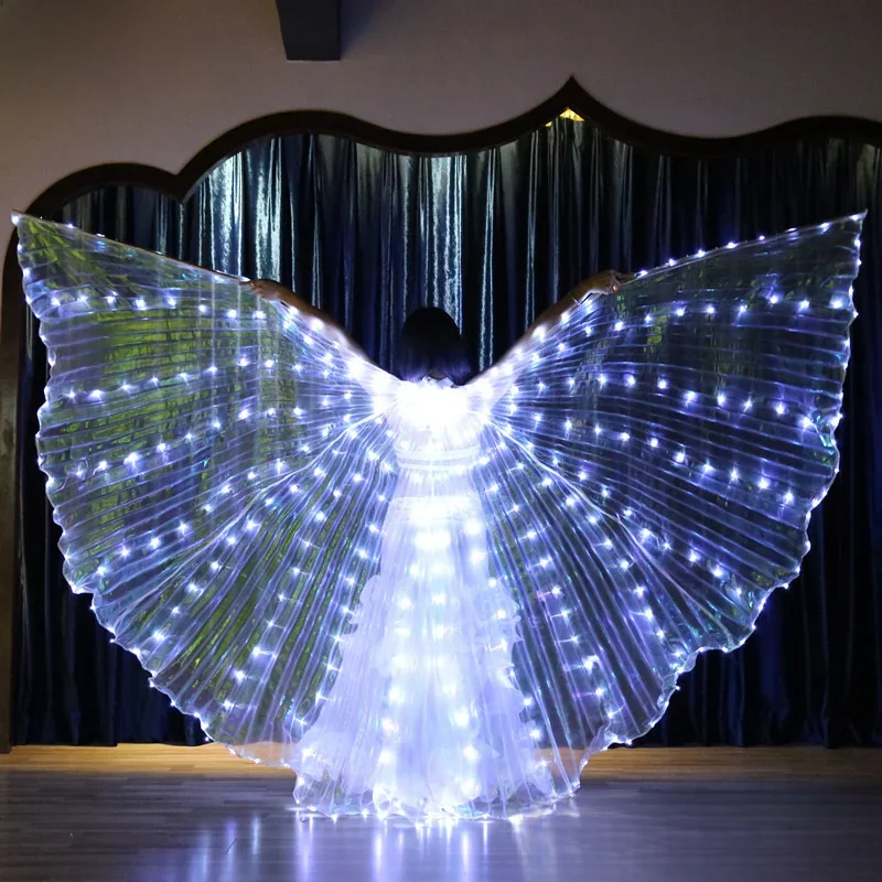 Ruoru Alas Angle LED Wings Adult Children Costume Cape Circus Led Light Luminous Costumes Party Show