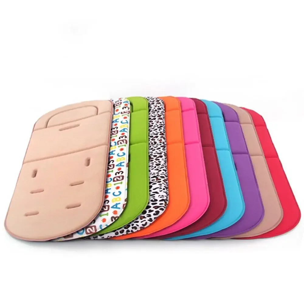 Washable Baby Stroller Cushion Seat Animal Giraffe Cartoon Star Pram Pushchair Soft Car Seat Liner