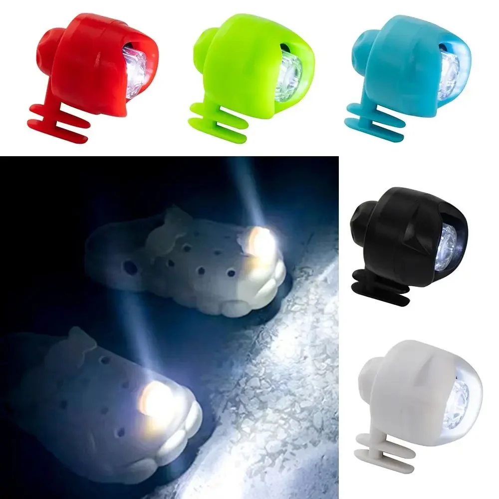 1PC Funny Shoe Accessories Running Rechargeable Small Lights Shoes Decoration Clog Sandals