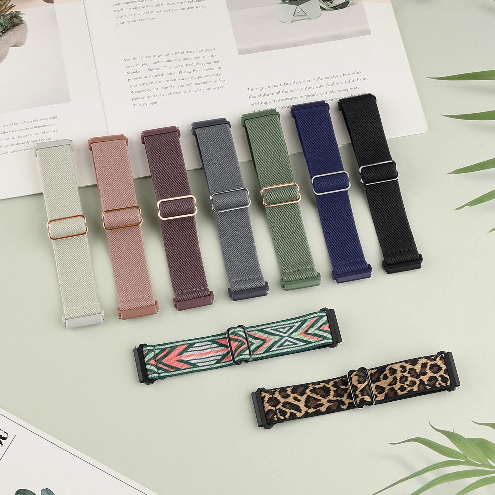 Elastic Woven Loop Strap for Fitbit Versa 1 2 Band Replacment Wristband For Versa Lite Smartwatch