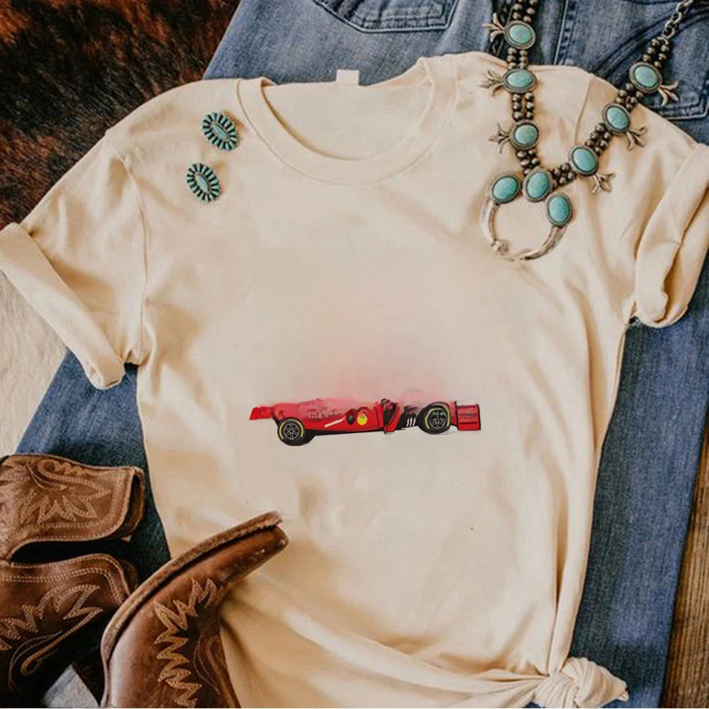 Carlos Sainz t shirt women summer comic t shirt girl y2k clothing