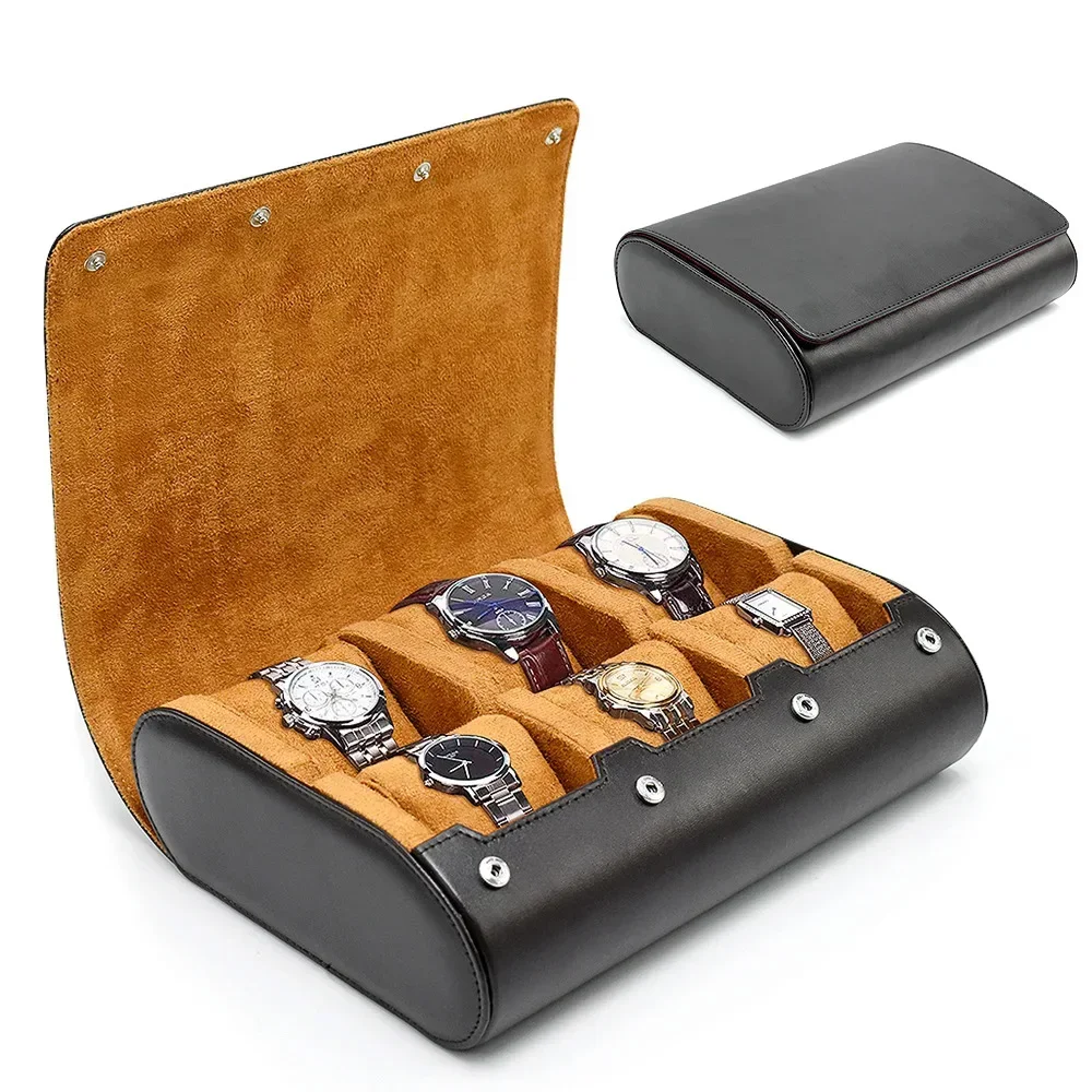 Watch Travel Case - for Men - for Women -Watch Roll Travel Case Organizer Display - Watch Case - 6