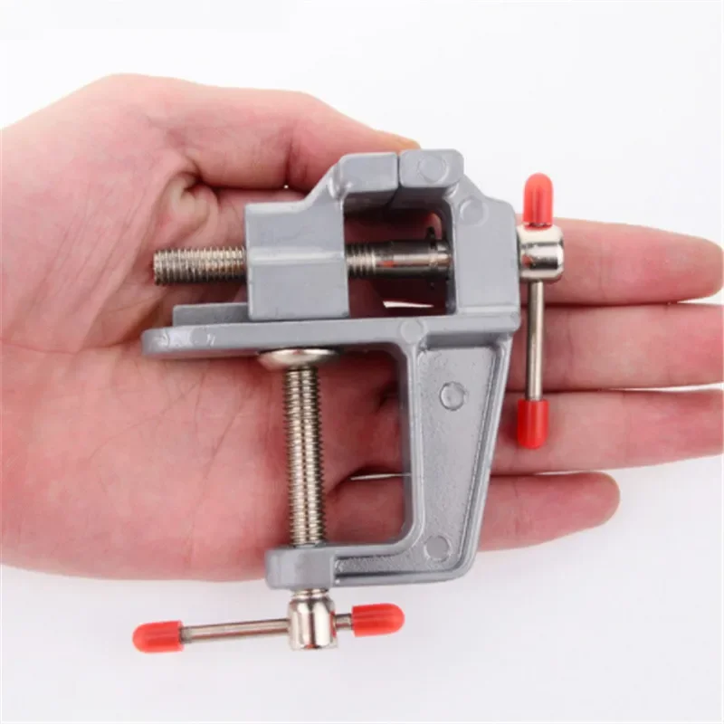 NEW 3.5" Aluminum Alloy Miniature Small Jewelers Hobby Clamp On Table Bench Vise Mini Tool Vice