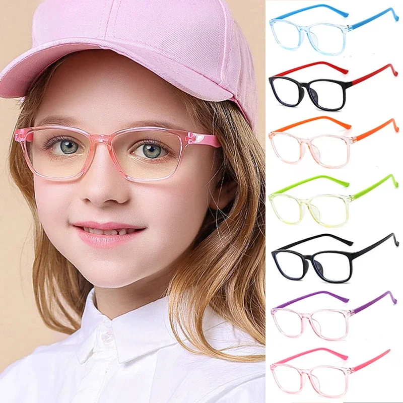 Kids Anti Blue Light Computer Glasses Boys Girls Glasses Gift for Children Baby Blocking Glasses