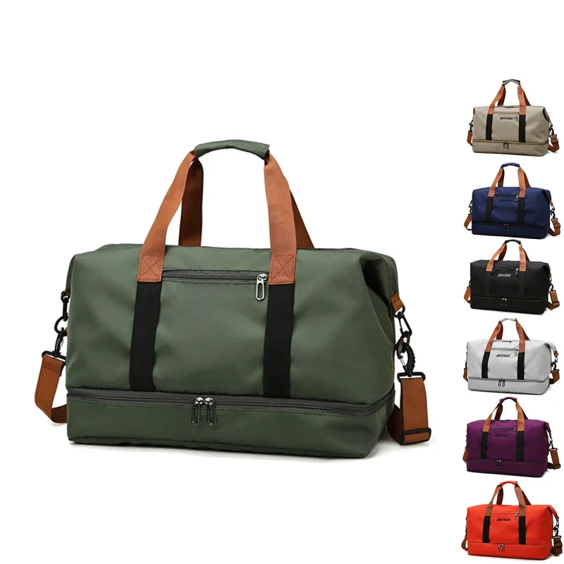 Travel Bag Male Female Large-Capacity Hand Luggage Dry-Wet Separation Sports Fitness Bag