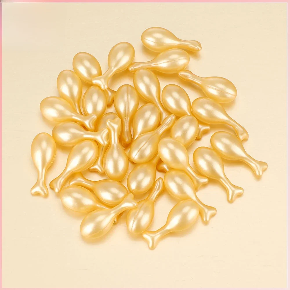 30pcs Fullerene Placenta Capsule Essence Reduce Fine Line Moisturizing Nourishing Serum Anti-wrinkle