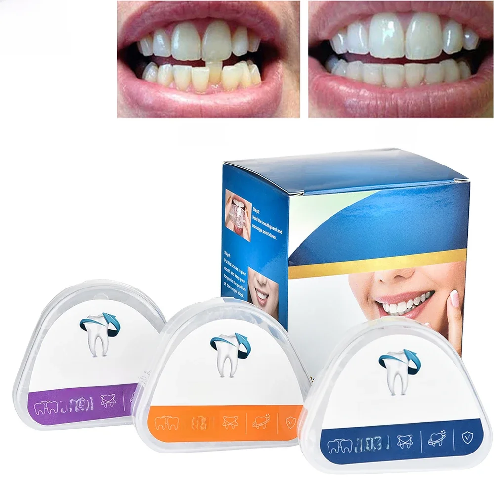 3 Stages Dental Braces Teeth Trainer For Adults Tooth Orthodontic Alignment Brace Transparent
