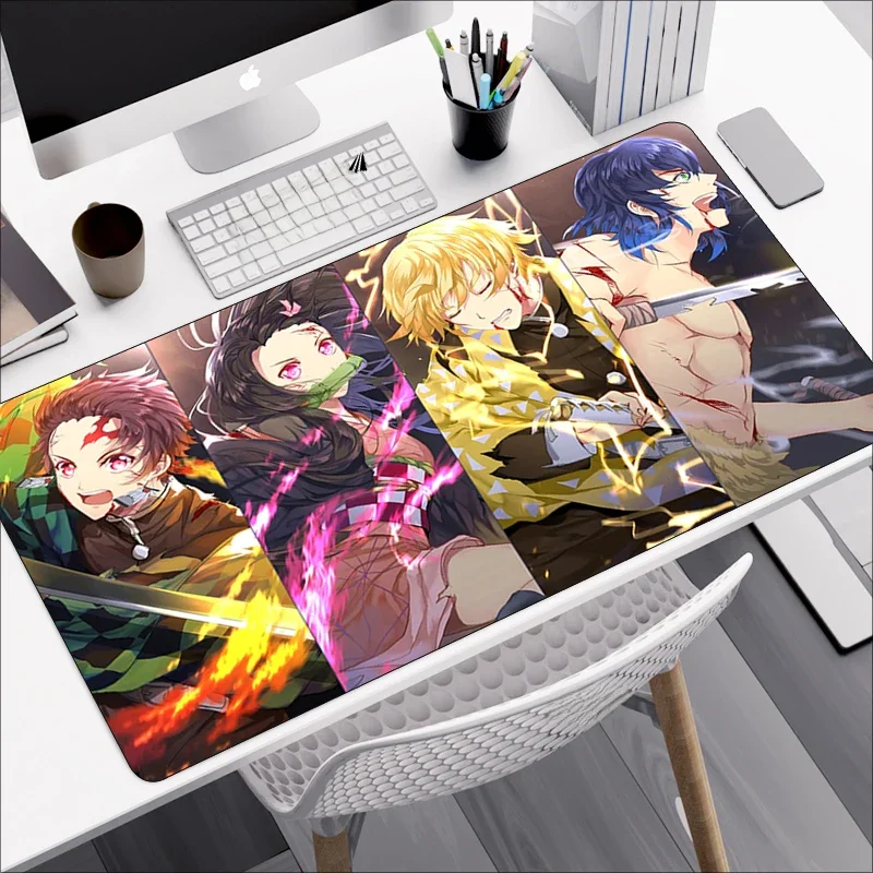 Demon Slayer Mouse Pad Gaming Laptops Keyboard Mat Deskmat Pc Accessories Desk Protector Mousepad